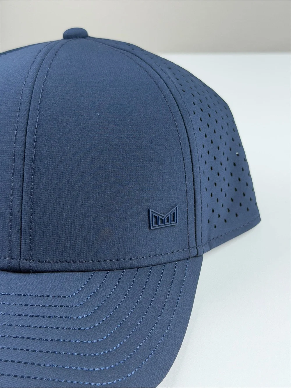 Melin A-Game Icon Hydro Performance Snapback Hat in Navy, Classic